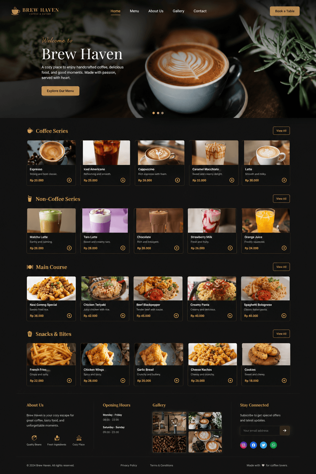 NgopiGo web ordering interface preview